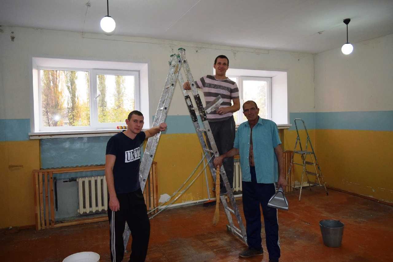 Наши волонтеры помогали ремонтировать Детский сад №134 г. Липецка
